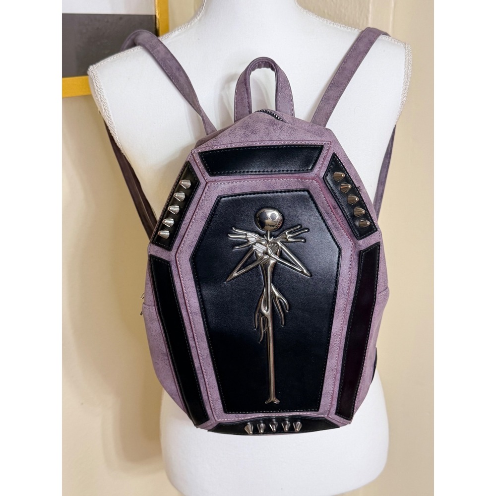 Bioworld Disney Nightmare Before Christmas Jack Skellington Coffin Mini Backpack